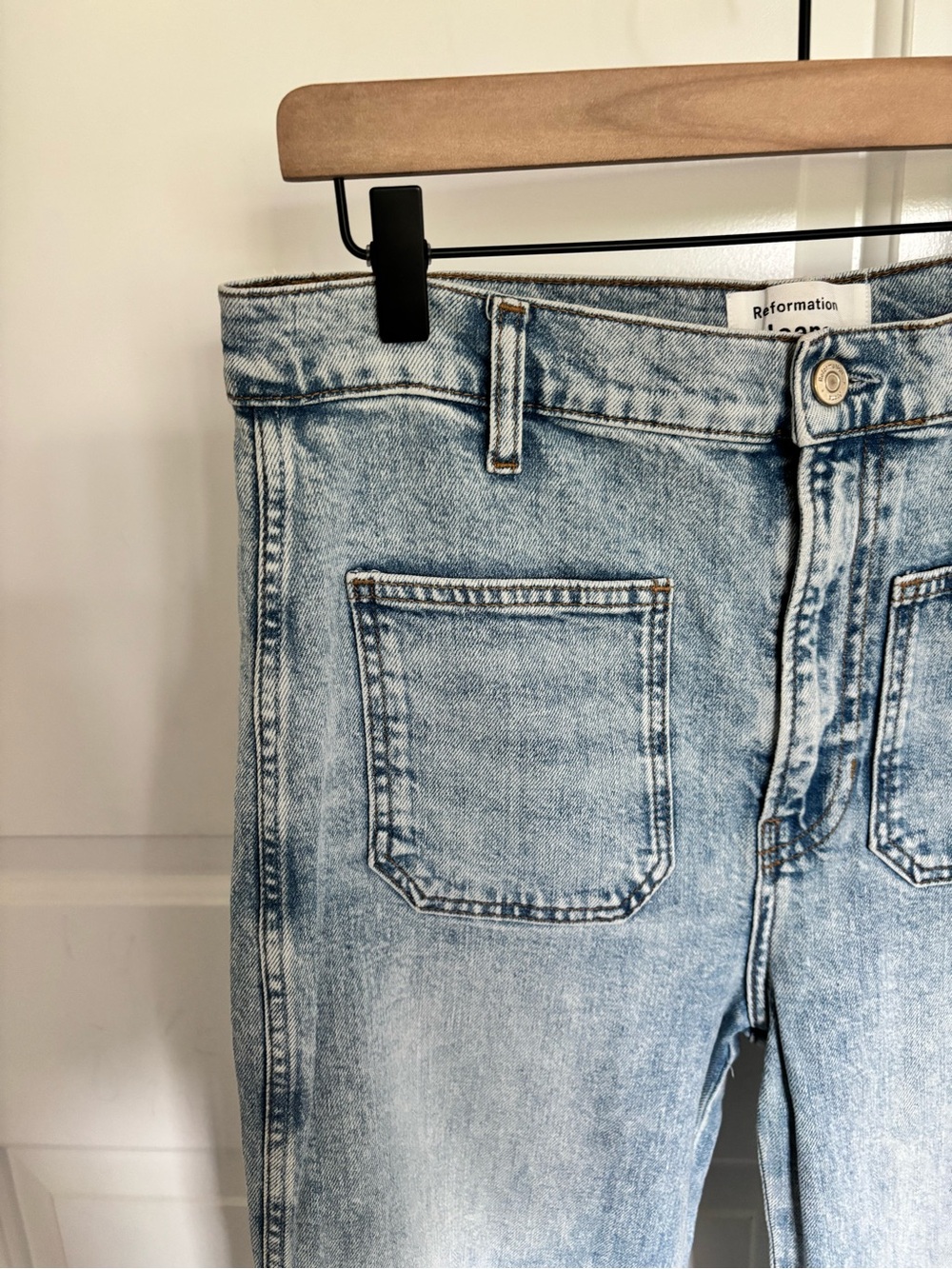 Reformation Alyssa Wide Leg Jeans - Picture 2 of 5